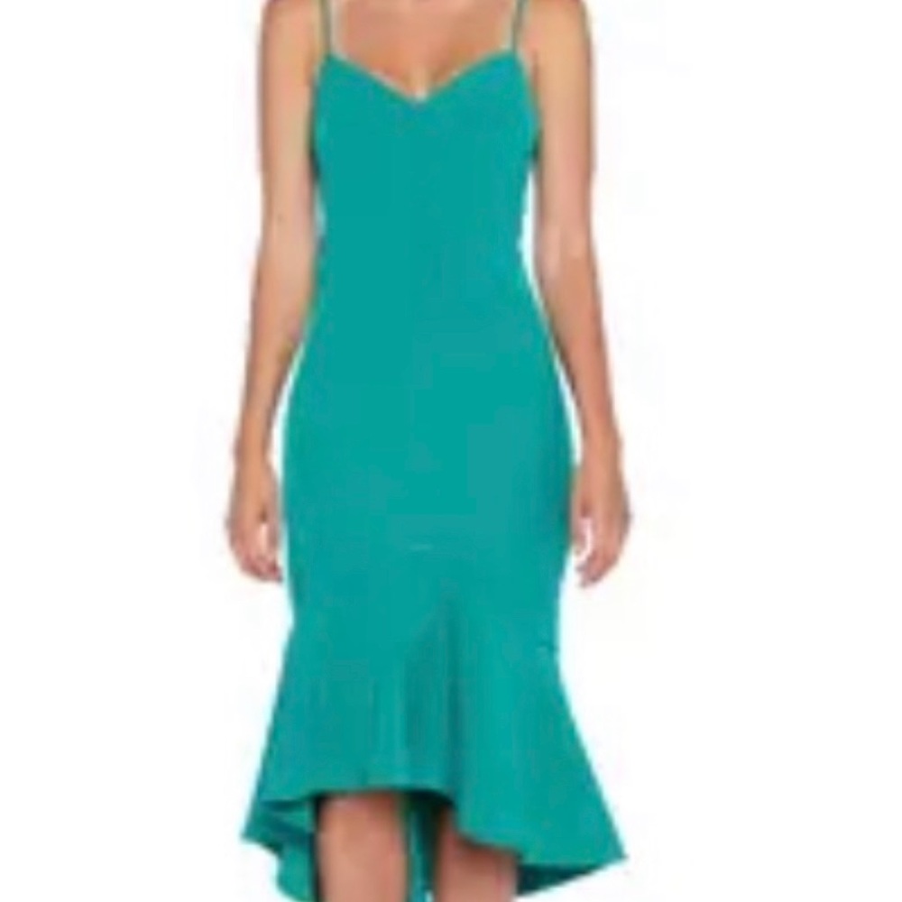 Bardot Women's Spaghetti Strap Hi-Low Mermaid Dress Size 8